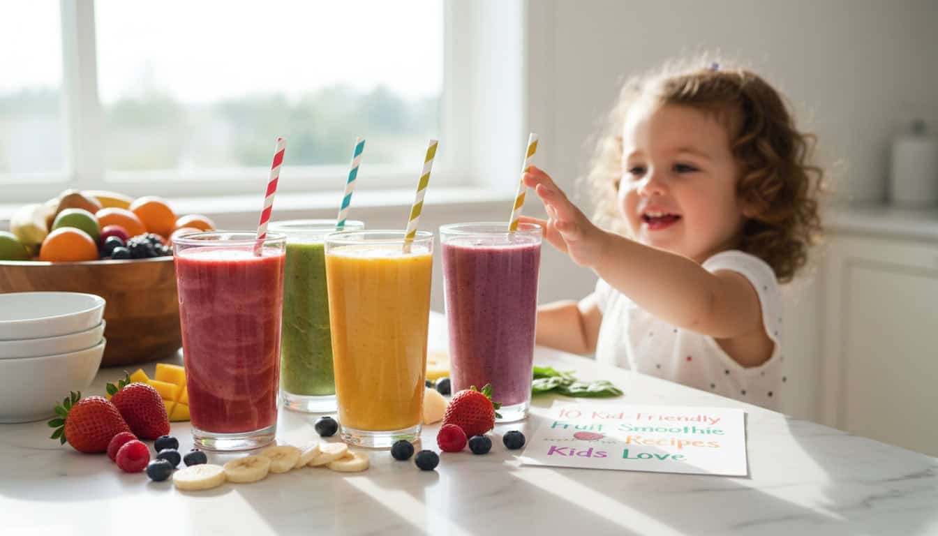 10 KidFriendly Fruit Smoothie Recipes Kids Love