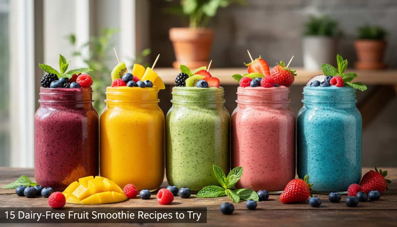 15 DairyFree Fruit Smoothie Recipes to Try