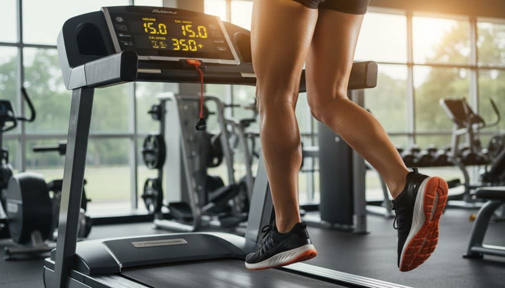 High-energy treadmill exercise for fitness enthusiasts. Focus on running speed, incline, and workout duration to enhance cardiovascular health and stamina. Perfect for all fitness levels.