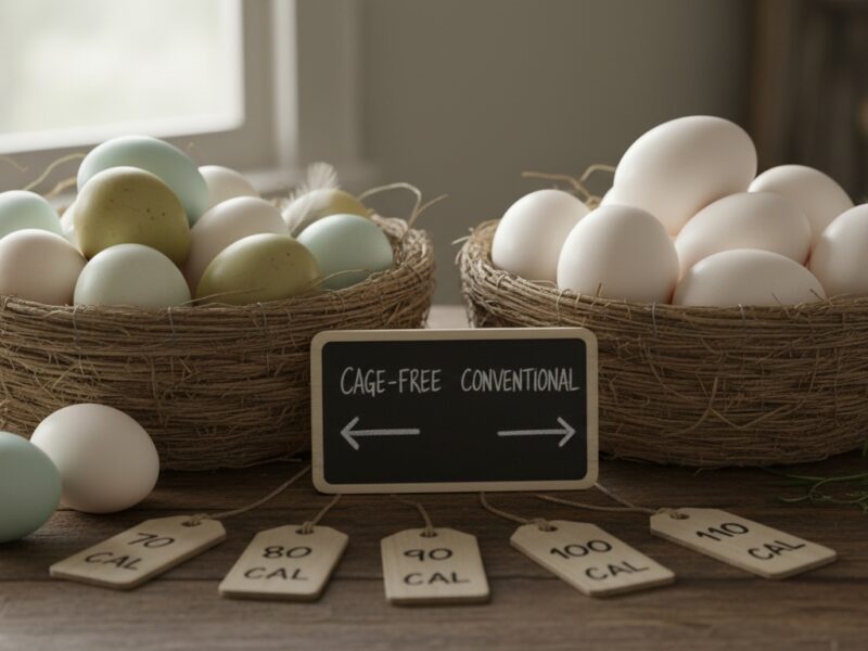 5 Best CageFree Vs Conventional Eggs Calorie Counts