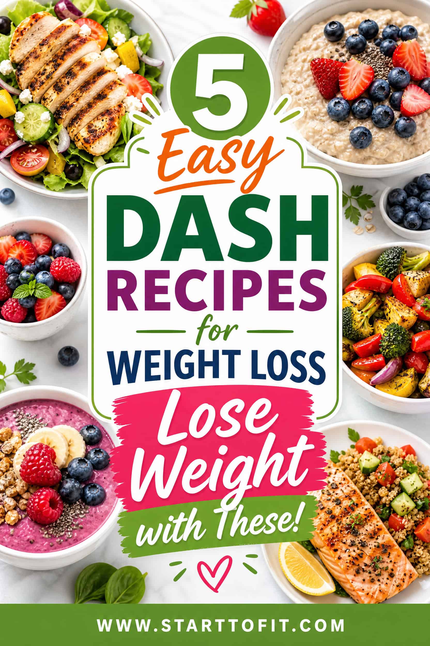 5 Easy and Tasty Diet DASH Recipes to Help You Lose Weight 2 5 Easy DASH Recipes for Weight Loss Lose