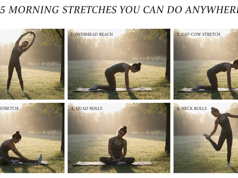 5 Morning Stretches You Can Do Anywhere