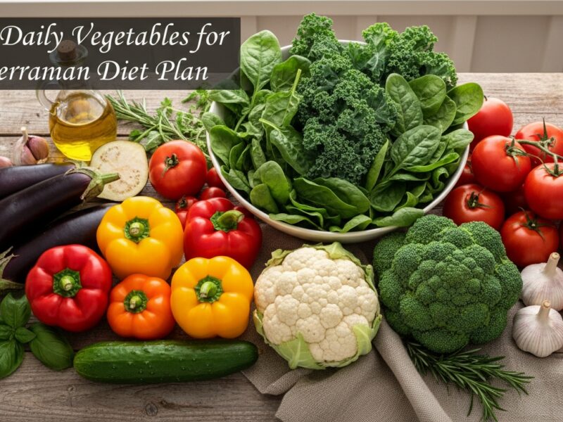 7 Best Daily Vegetables for Mediterranean Diet Plan