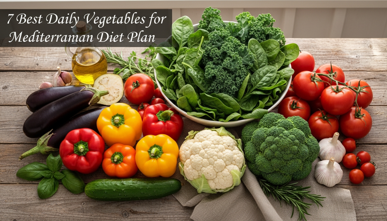 7 Best Daily Vegetables for Mediterranean Diet Plan