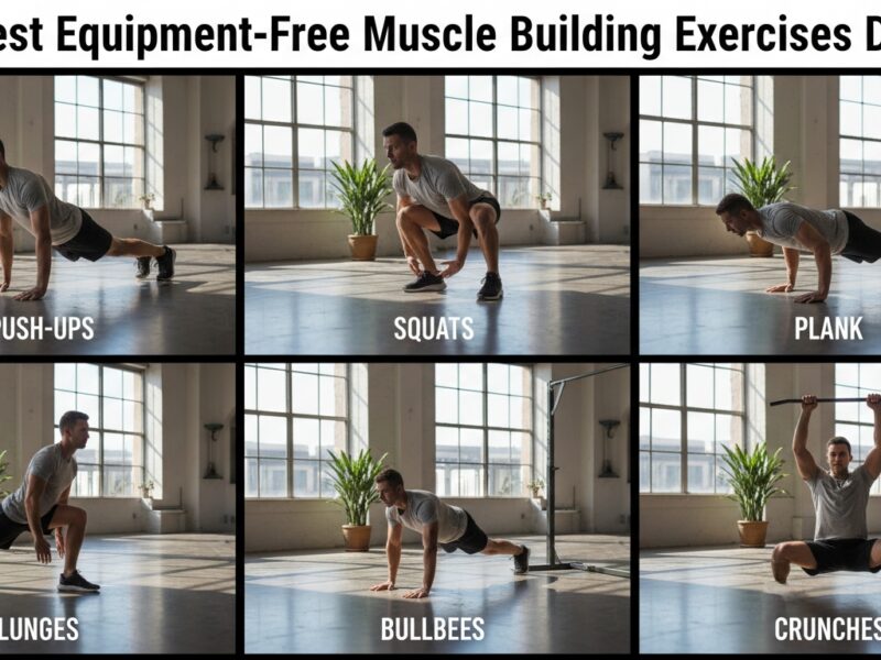 7 Best EquipmentFree Muscle Building Exercises Daily