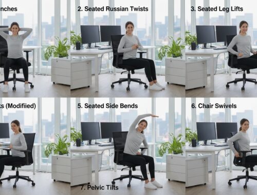 7 Seated Core Exercises To Do At Your Desk