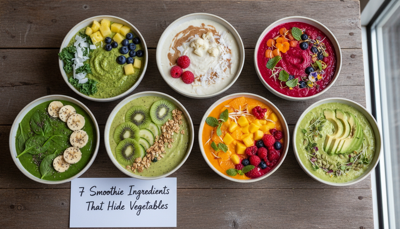 7 Smoothie Ingredients That Hide Vegetables
