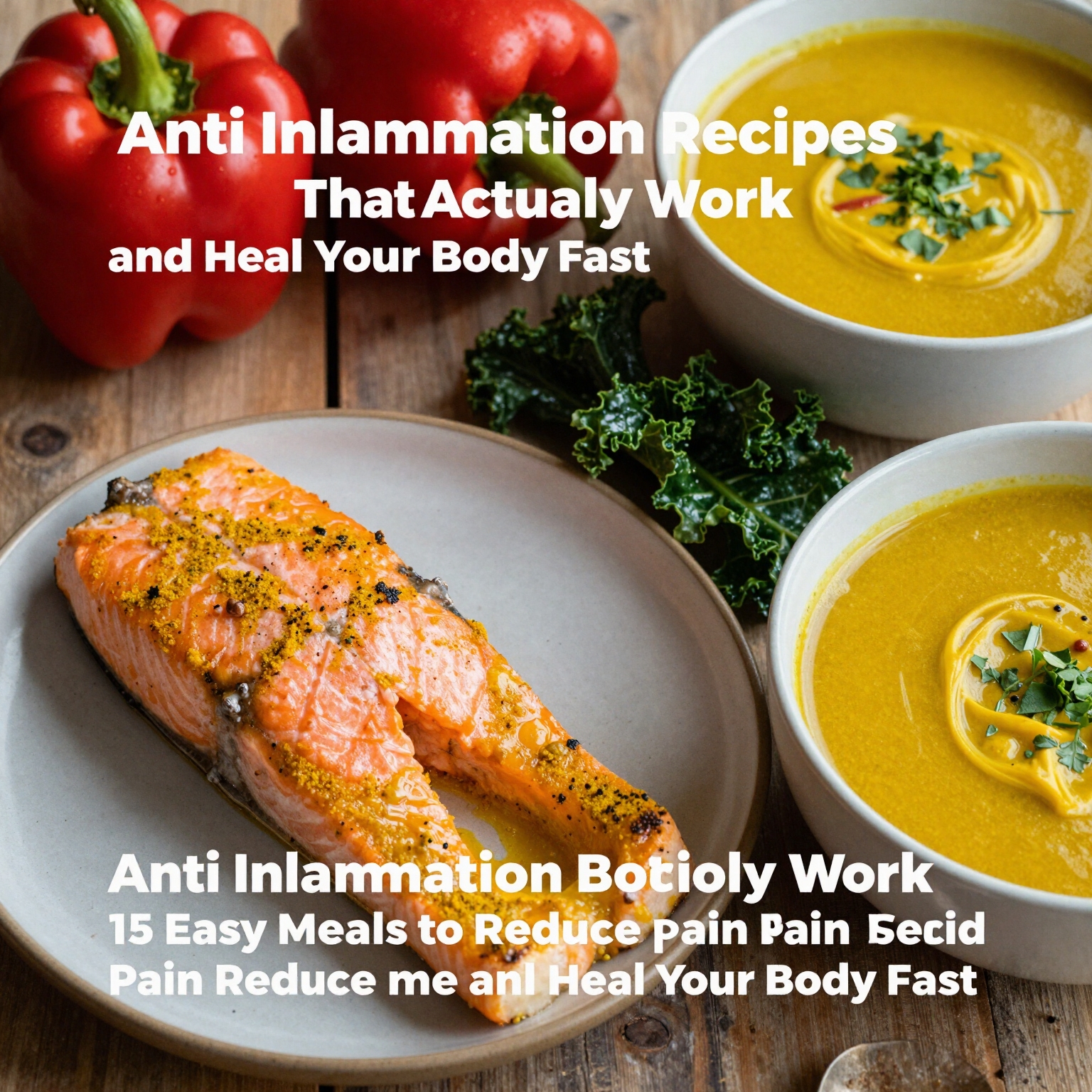 Anti Inflammation Recipes That Actually Work 15 Easy Meals to Reduce Pain and Heal Your Body Fast