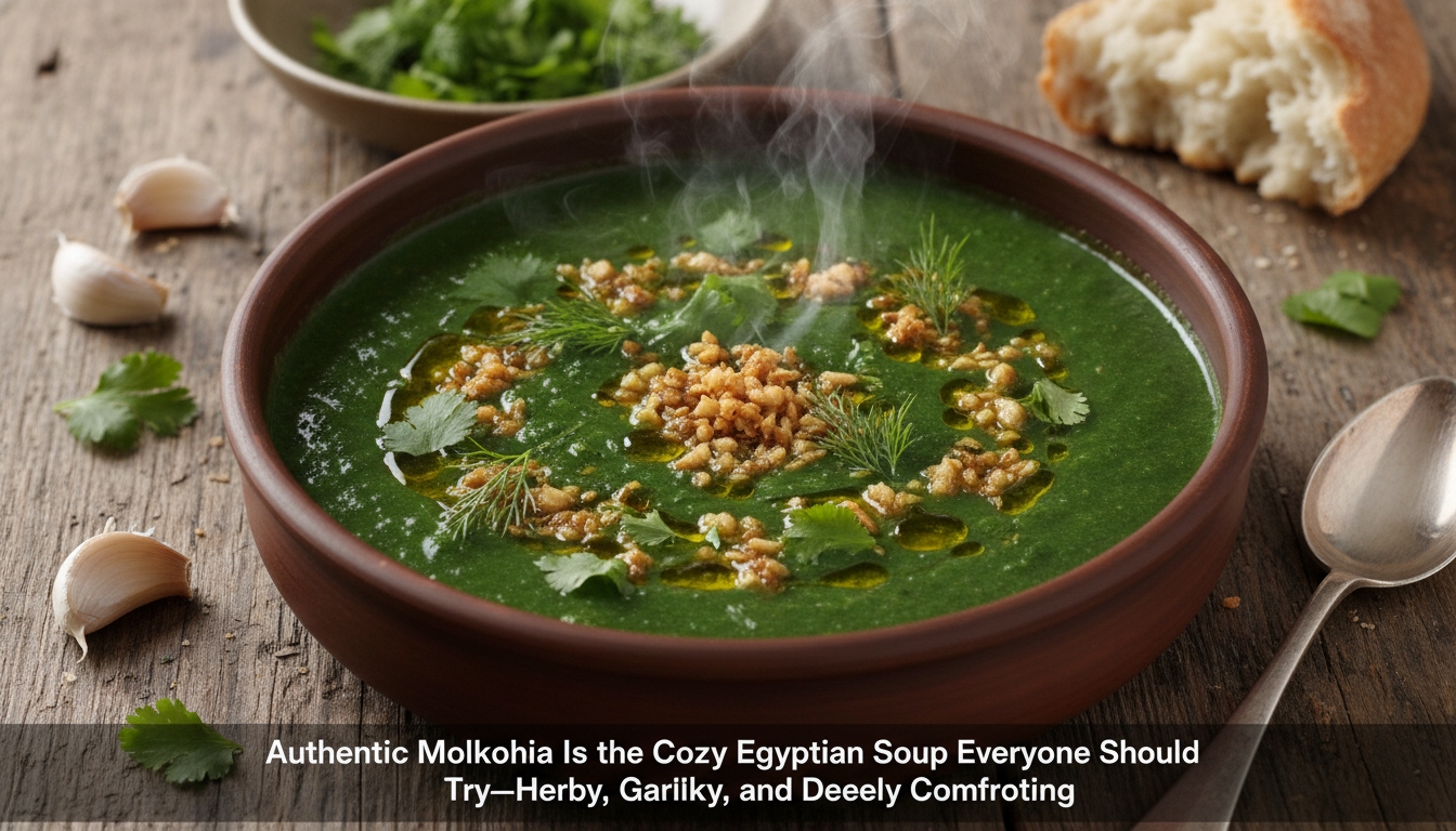 Authentic Molokhia Is the Cozy Egyptian Soup Everyone Should Try—Herby, Garlicky, and Deeply Comforting 1 Authentic_Molokhia_Is_the_Cozy_Egyptian_Soup_Everyone_Should_TryHerby_Garlicky_and_Deeply_Comfort