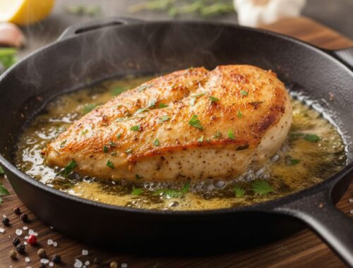 Country_Seasoned_PanSeared_Chicken_Breast_Butter_Sauce_Recipe