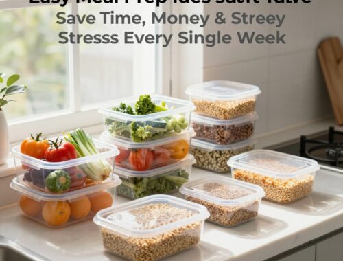 Easy Meal Prep Ideas That Save Time Money and Stress Every Single Week