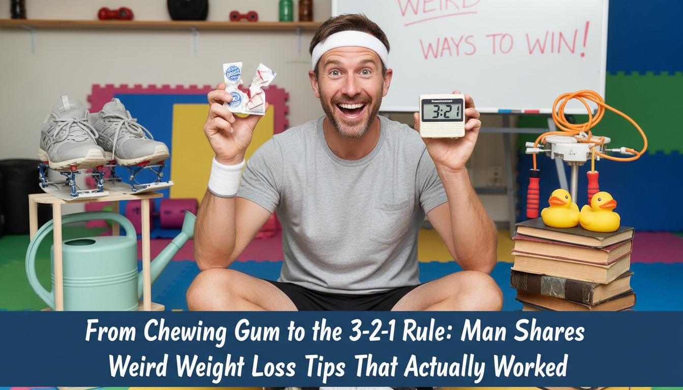From Chewing Gum to the 321 Rule Man Shares Weird Weight Loss Tips That Actually Worked