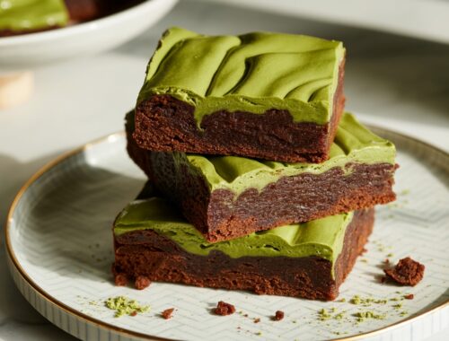 Gooey Matcha Brownies Recipe You Will Love