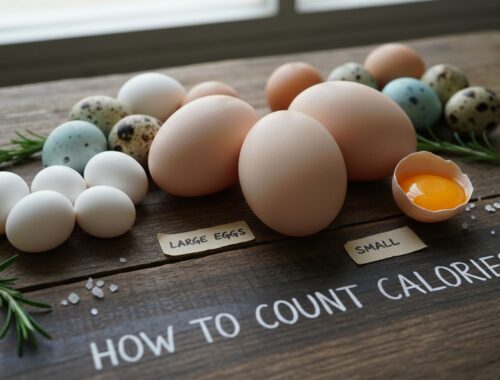 How To Count Calories Large vs Small Eggs
