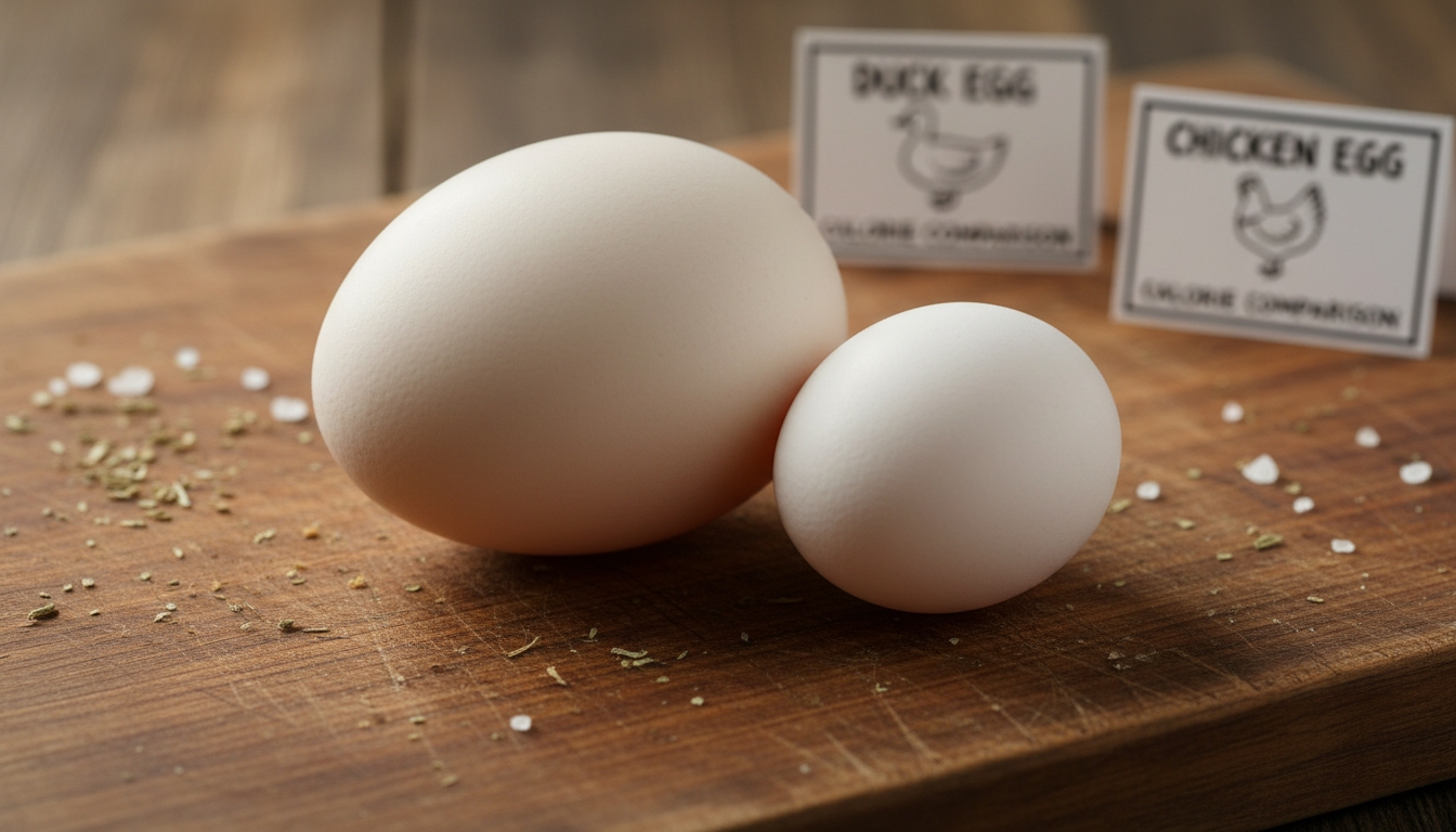 How to Compare Duck vs Chicken Egg Calories