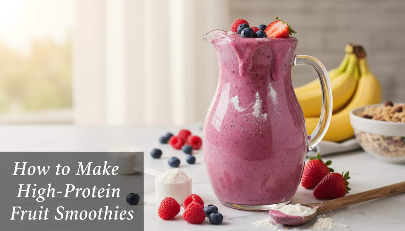 How to Make HighProtein Fruit Smoothies