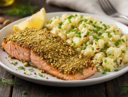 Pistachio_Salmon__Smashed_Garlic_Potatoes_Recipe
