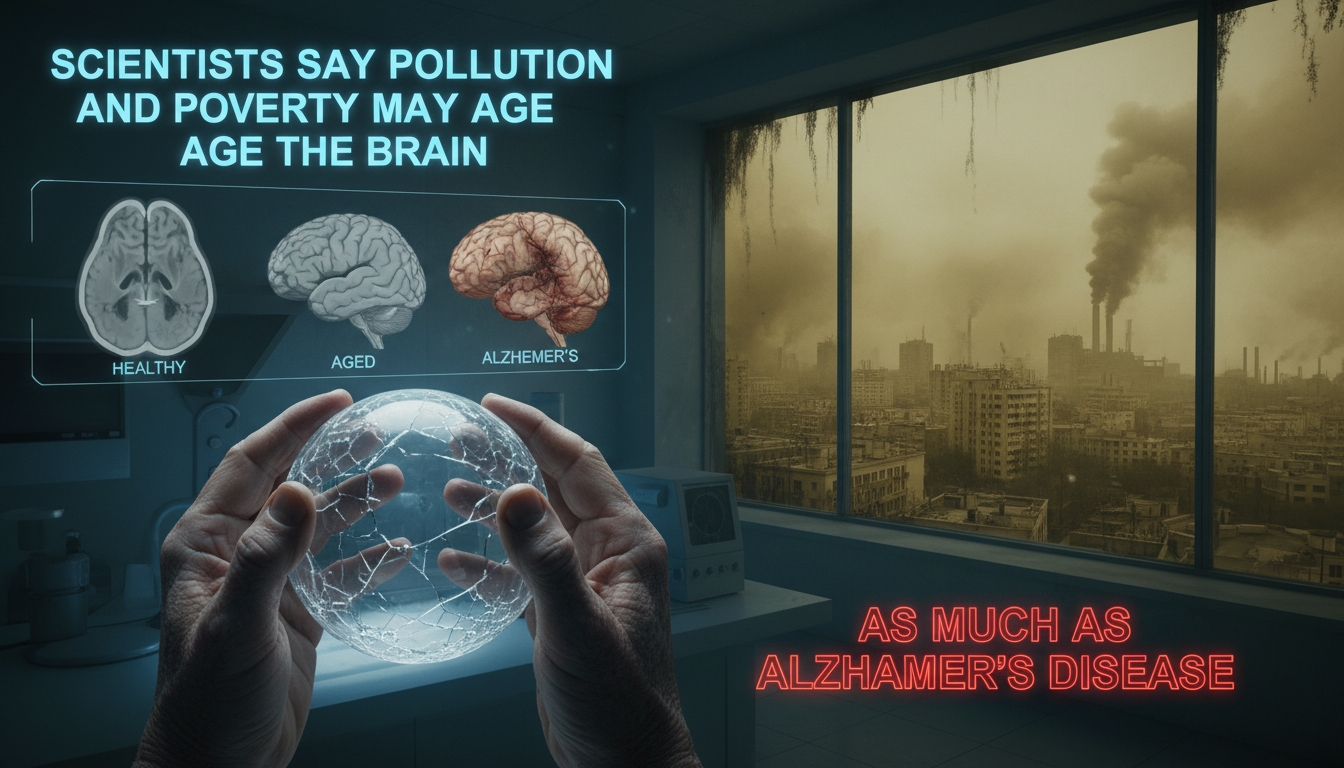 Scientists Say Pollution and Poverty May Age the Brain as Much as Alzheimers Disease