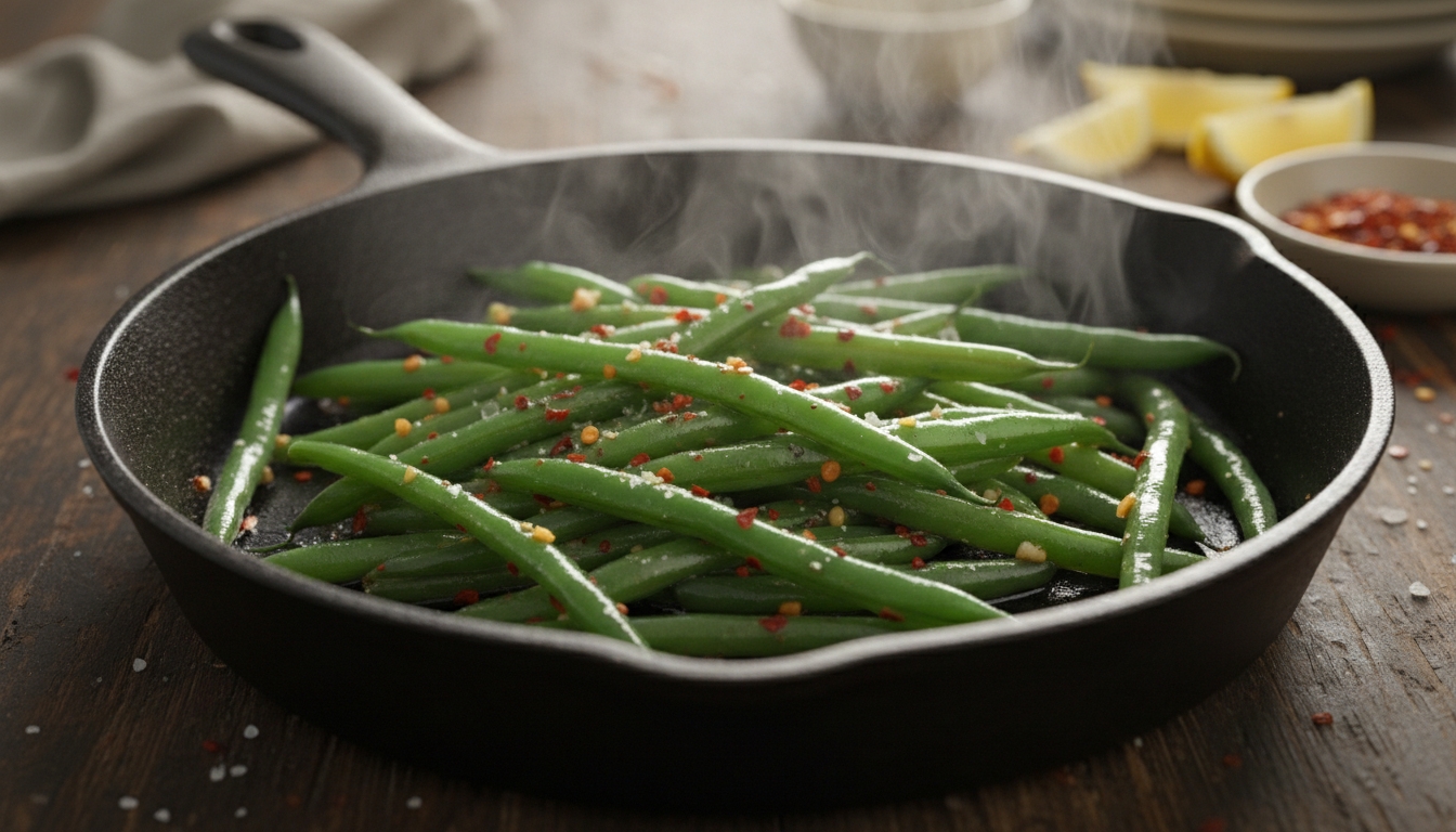 Skillet_Green_Beans_Recipe_With_a_Spicy_Kick