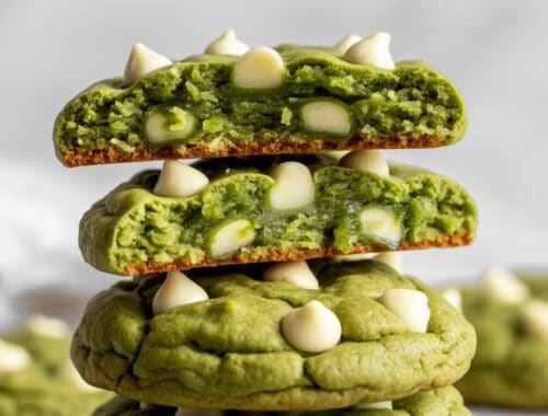 Soft Matcha White Chocolate Cookies Recipe