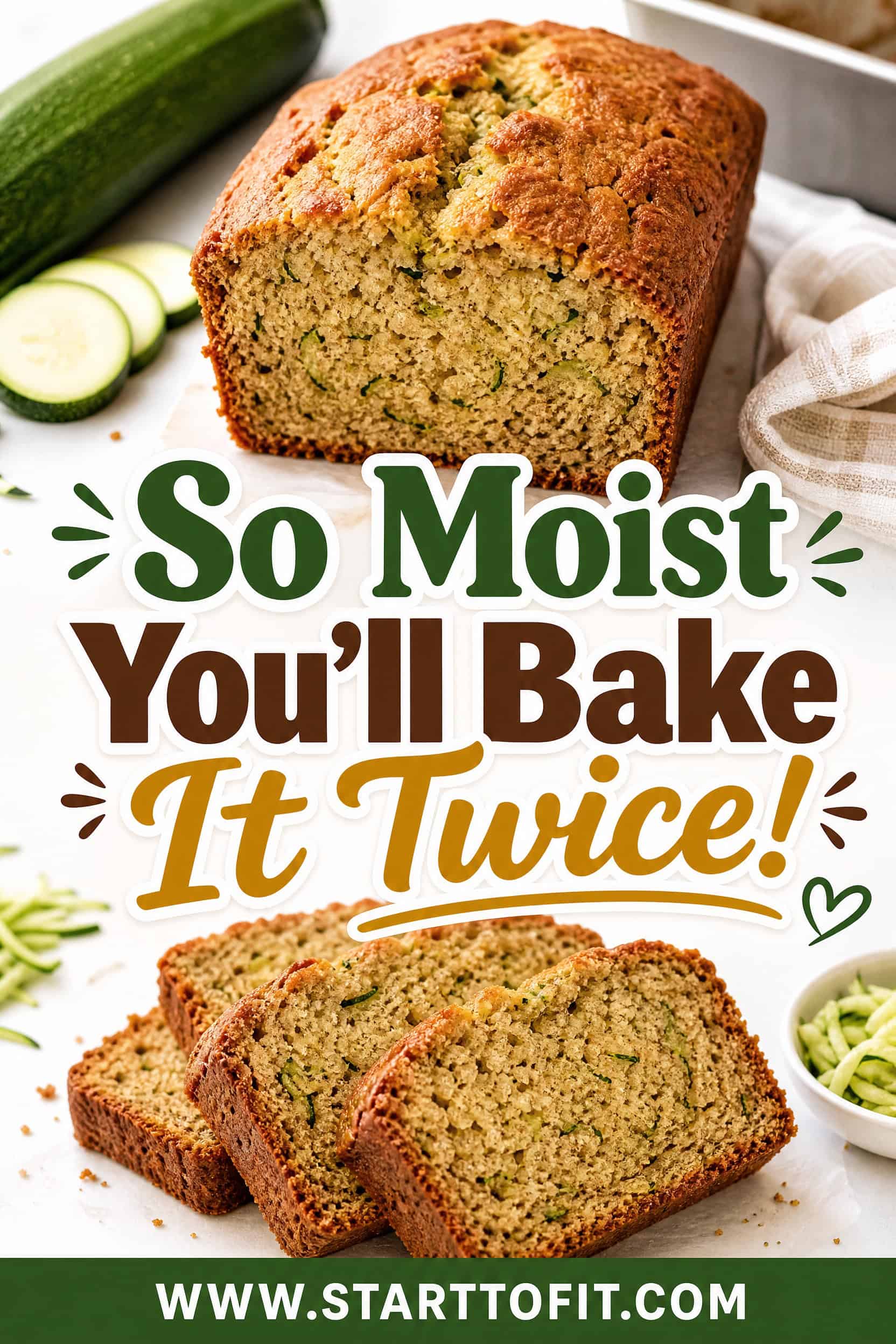 Super Moist Zucchini Bread Recipe so Moist