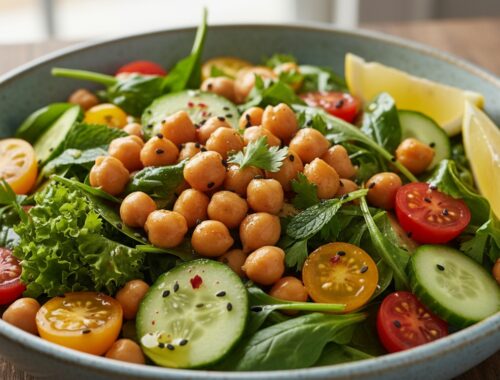 This Fresh Vegan Chickpea Salad Is the Easy Healthy Meal Youll Want Every Day