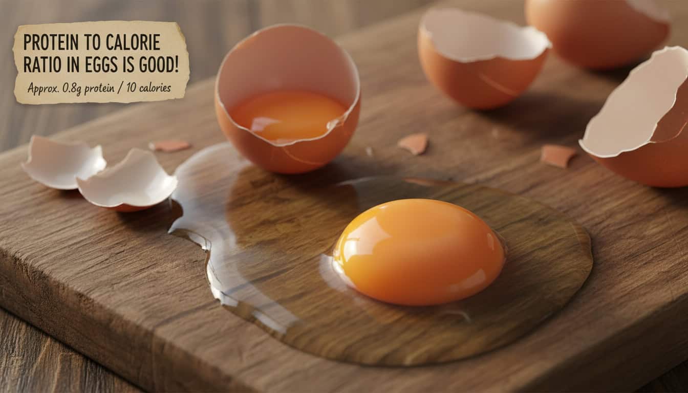 What Is the Protein to Calorie Ratio in Eggs