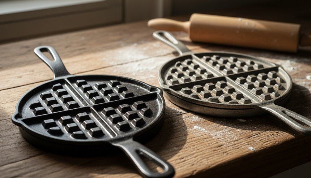 Why Belgian Cookie Irons Are the Hidden Gem Every Baker Needs 2 Versatile waffle iron for making homemade waffles, perfect for breakfast and brunch. Durable cast iron design with non-stick coating, ideal for even cooking and easy cleaning.