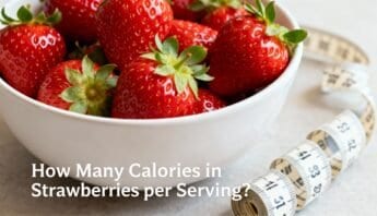 How Many Calories in Strawberries per Serving? 13 Fresh strawberries in a white bowl, measuring tape, healthy fruit, nutrition, diet, weight management, health-conscious, natural snacks, food, summertime, wellness, calorie counting, fitness, balanced diet, starting a healthy lifestyle, nutritious choices, low-calorie fruit, dessert, fresh produce, Start to Fit.