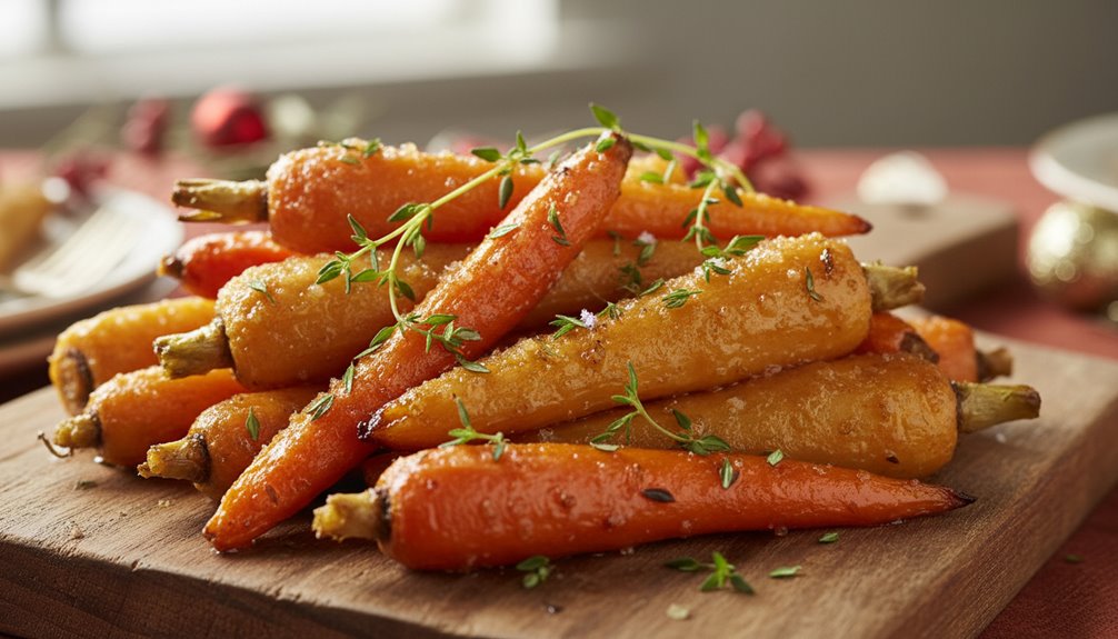 caramelized aromatic temperature sweet glossy coating