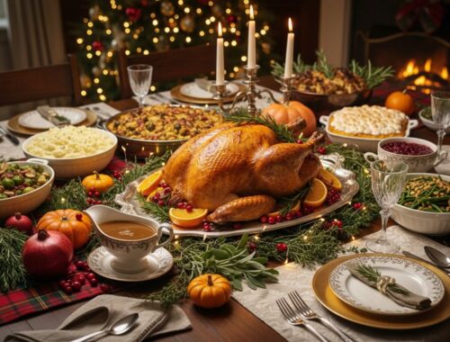 christmas dinner planning and shopping