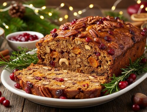christmas nut roast vegan centerpiece