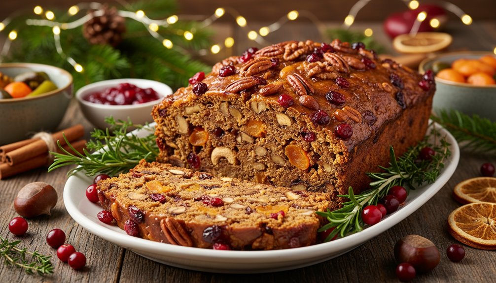 christmas nut roast vegan centerpiece