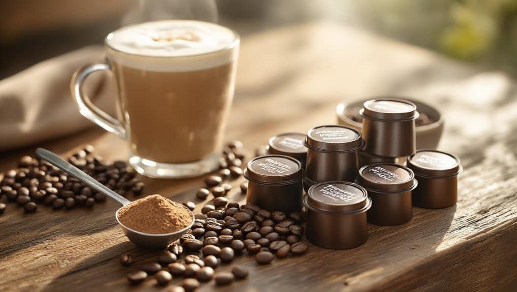 coffee pods with protein