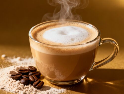 collagen packed flavored instant coffee