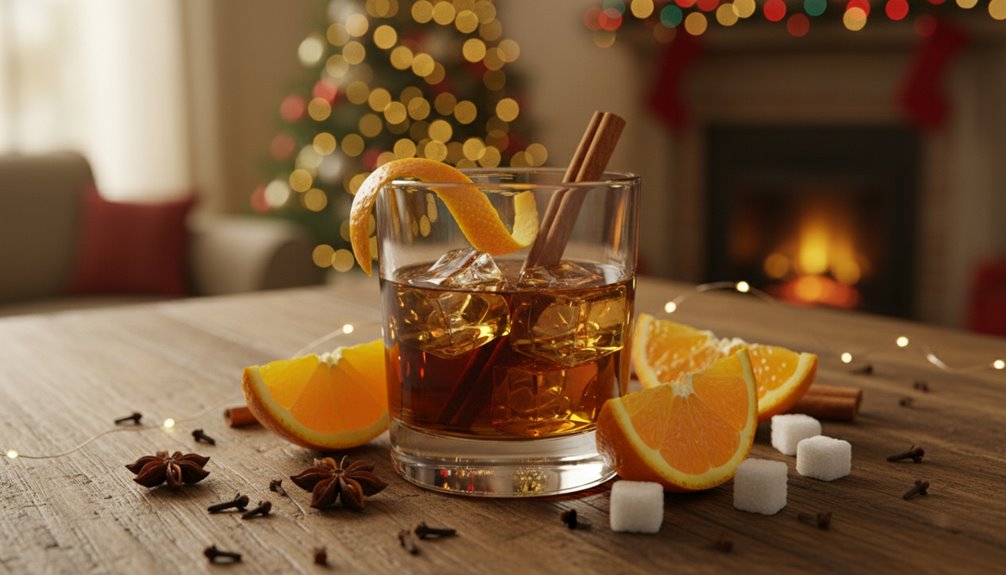 Christmas Old Fashioned With Orange, Spice, and Cheer 2 craft muddle garnish masterpiece