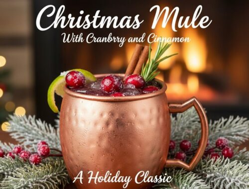 cranberry cinnamon holiday classic mule
