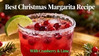 Best Christmas Margarita Recipe With Cranberry & Lime 11 Refreshing cocktail with cranberry and lime for holiday celebrations. Perfect for Christmas parties, featuring tart berries and zesty lime on the rim. Enjoy this festive drink responsibly!.