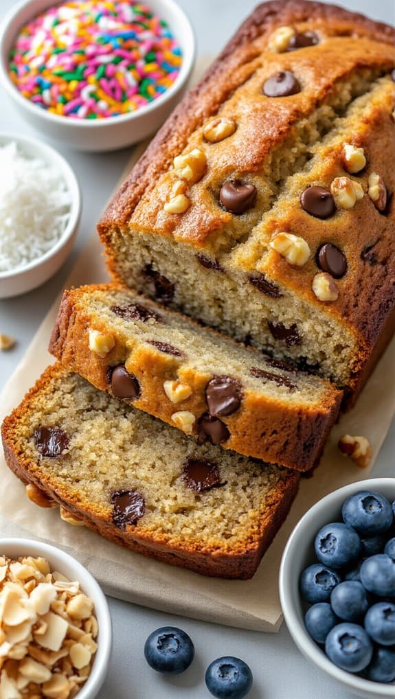 creative banana bread mix ins