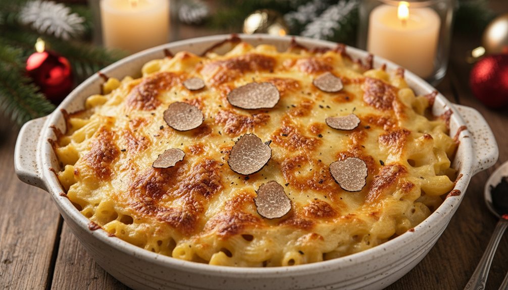 40 Festive Dishes to Elevate Your Holiday Table 3 elegant holiday truffle mac and cheese