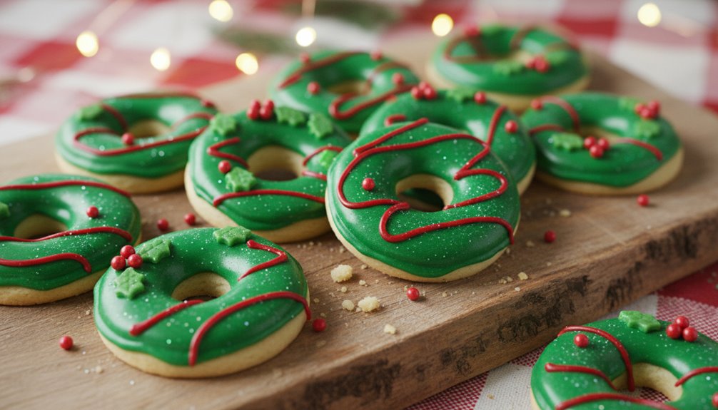 Wreath Cookies That Look Fancy but Are Foolproof 1 fancy looking foolproof wreath shaped cookies