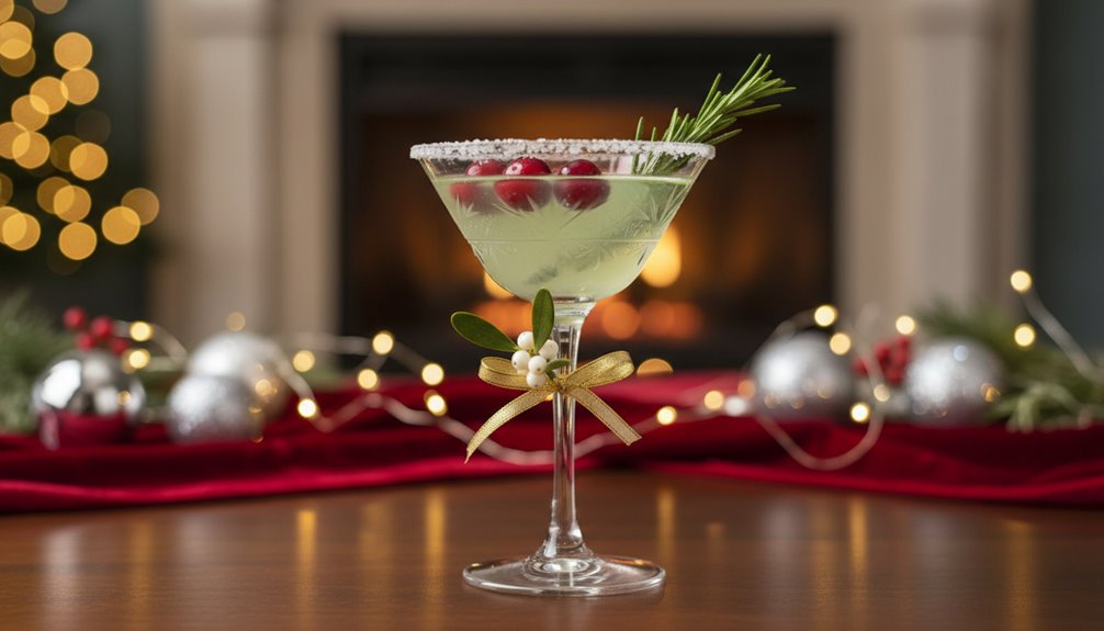 festive cranberry rosemary cocktail recipe