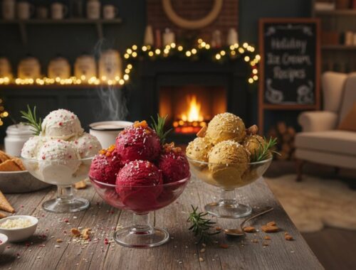 festive homemade ice cream flavors