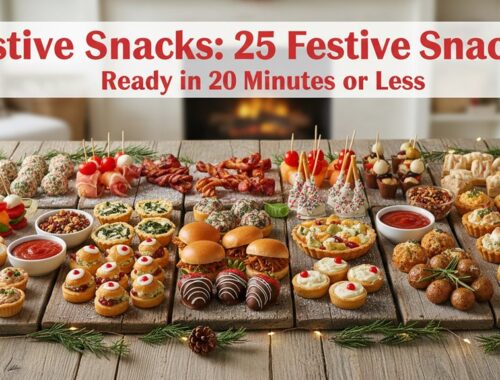 festive snacks ready in 20 minutes