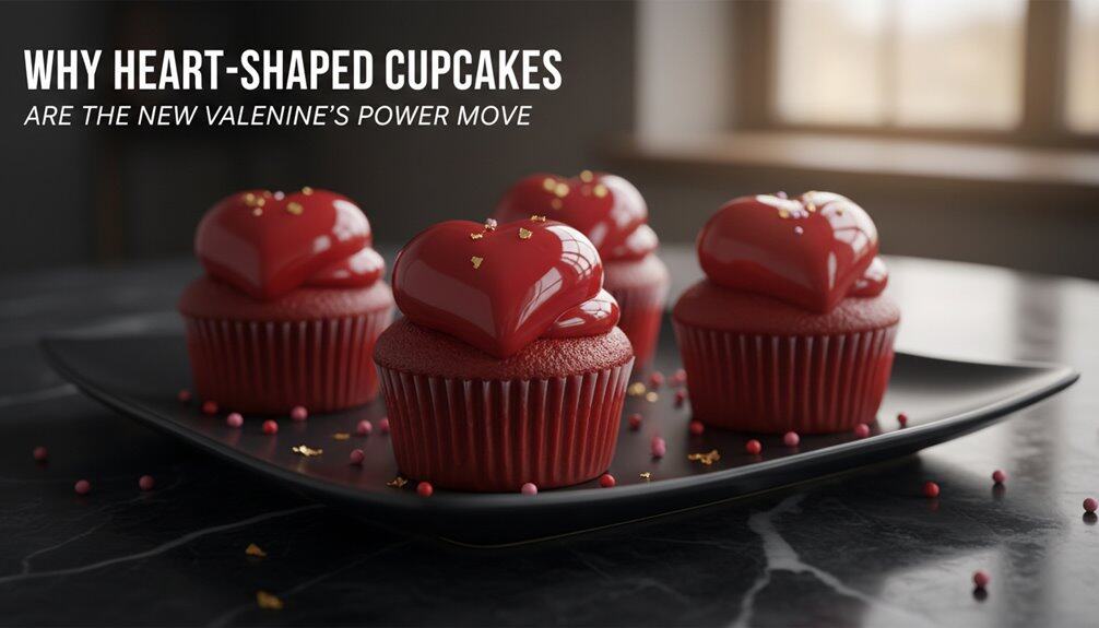 heart shaped cupcakes power move