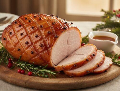 honey mustard glazed christmas gammon