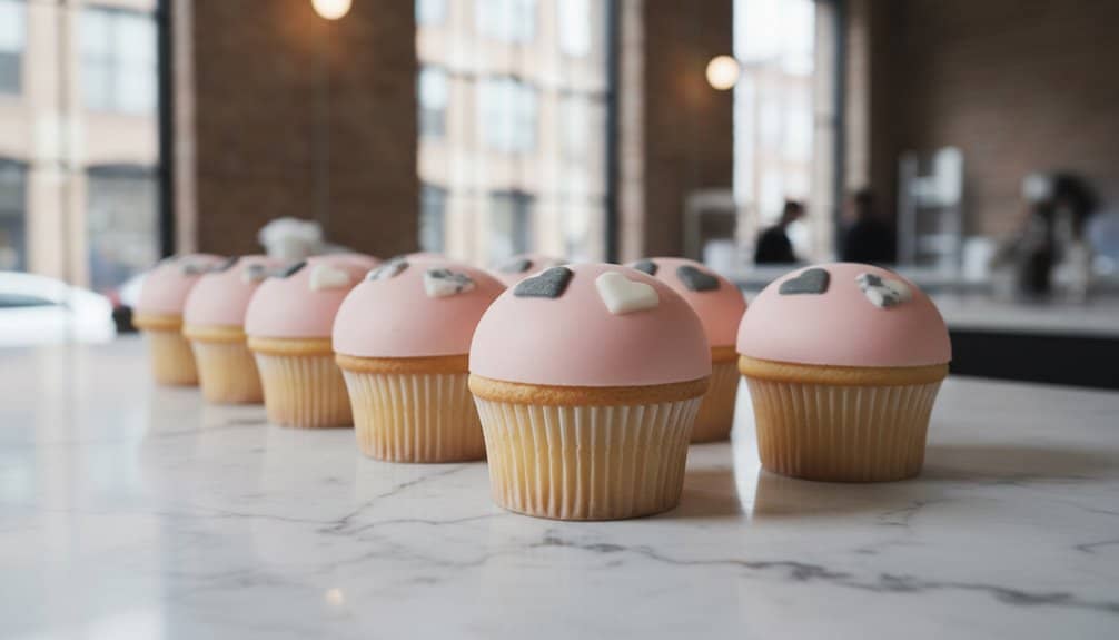 The Cupcake Design That's Dominating Valentine's Day 2026 2 Delicious vegan cupcakes topped with pink frosting and decorative chocolate pieces, perfect for health-conscious treats and healthy dessert options.