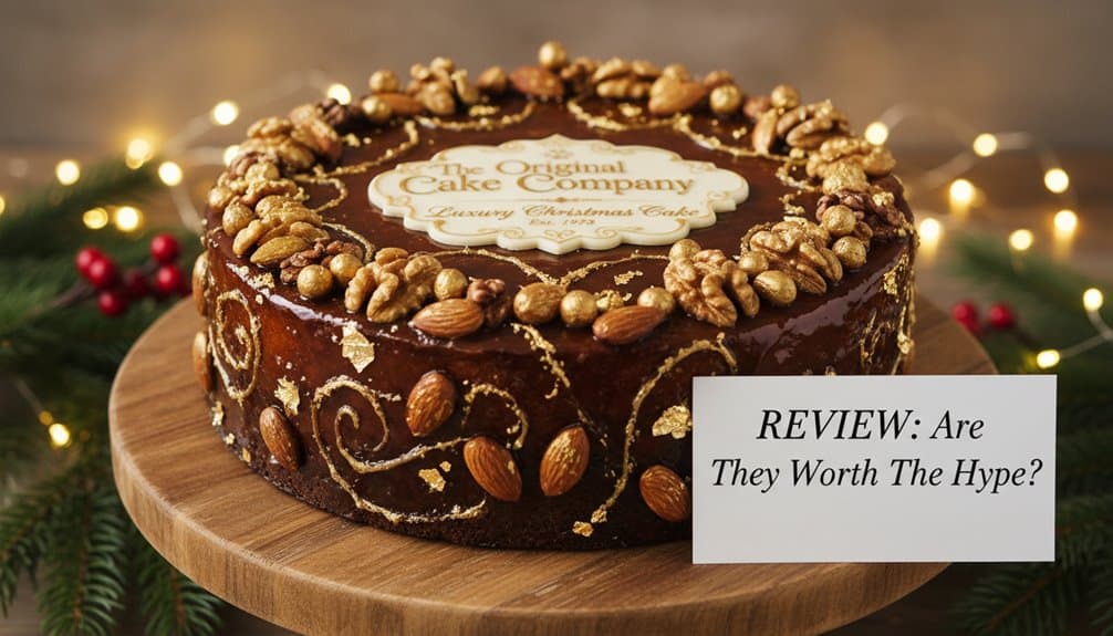 Indulge in a luxurious chocolate holiday cake topped with nuts, perfect for festive celebrations and Christmas gatherings.