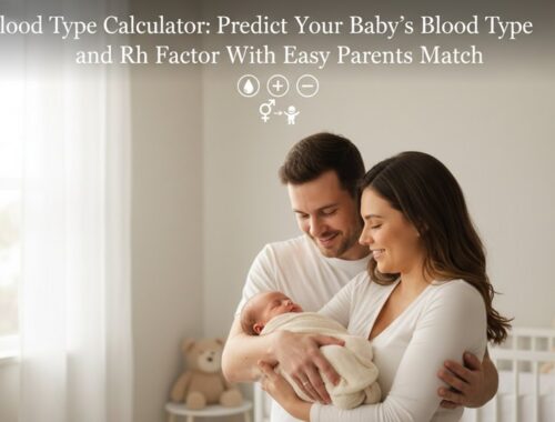 Accurate baby blood type prediction with parent info, easy-to-use tool for expecting parents. Determine your child's blood type and Rh factor quickly and reliably.