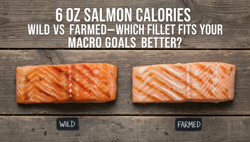 High-quality wild vs farmed salmon fillets for macro goals.